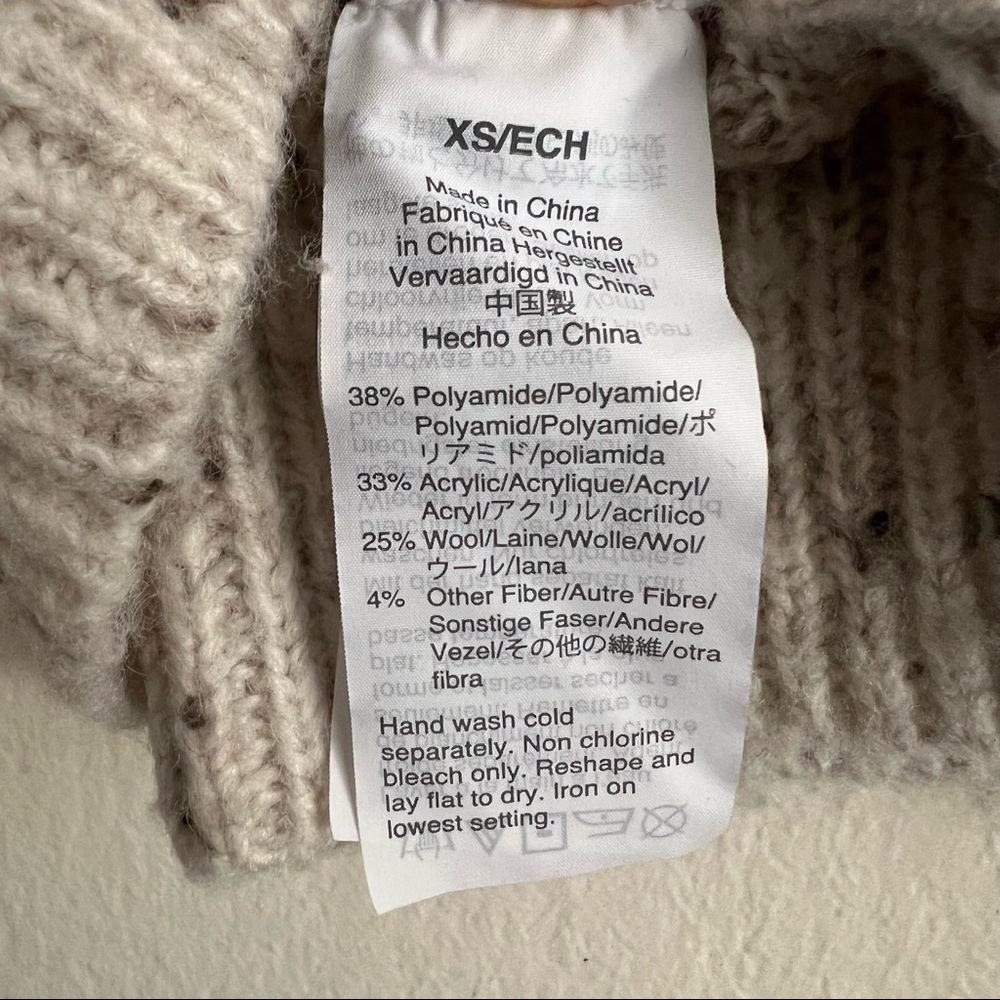 Madewell Donegal Belmont Mockneck Sweater in Coziest Yarn size XSmall - Picture 14 of 15
